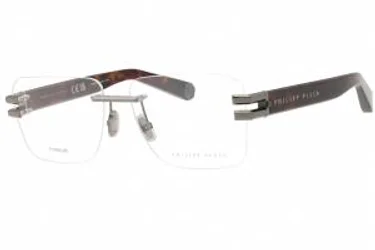 Philipp Plein VPP086M 0568 Eyeglasses Shiny Gun 59mm