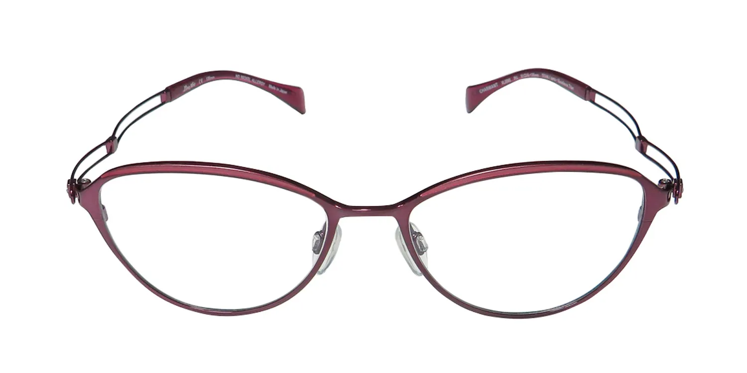 Charmant 2092 pu Eyeglasses Purple 51mm Women 3