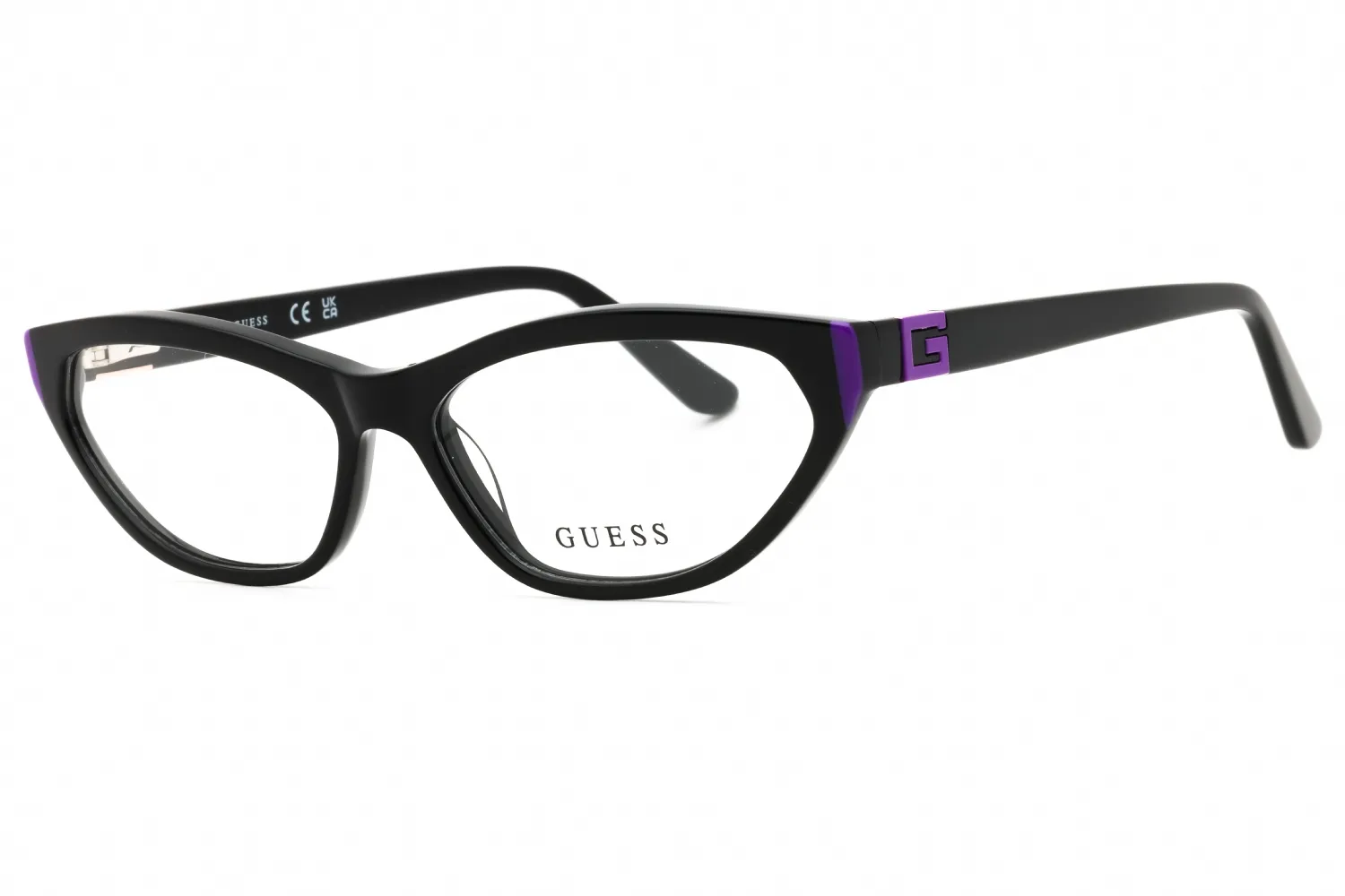 Guess GU50146 001 Eyeglasses Shiny Black 54mm Women
