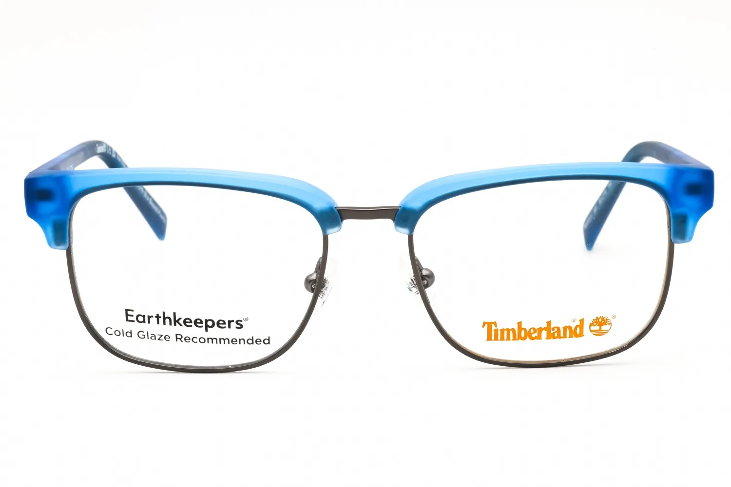 Timberland TB50011 091 Eyeglasses Matte Blue 50mm Men 2