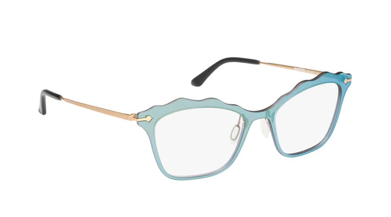 Mad in Italy Origano C03 Eyeglasses Blue Violet 52mm Women
