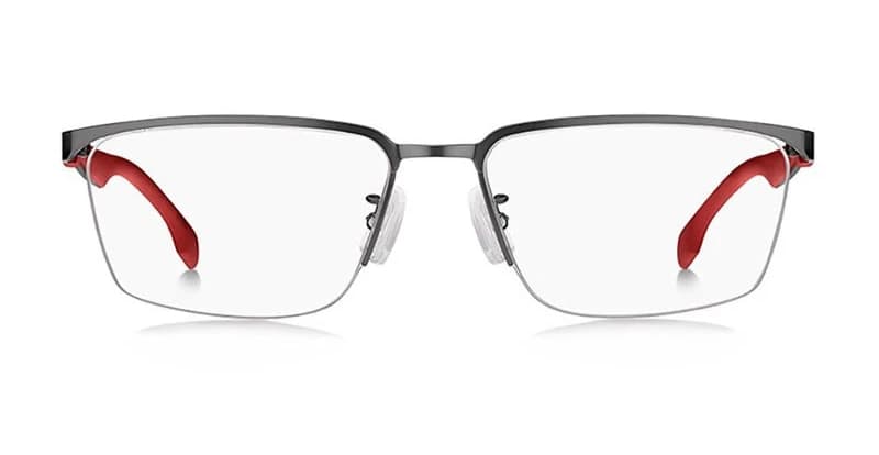 HUGO BOSS BOSS 1543/F 0R80 Eyeglasses Matte Dark Ruthenium 57mm Men 2
