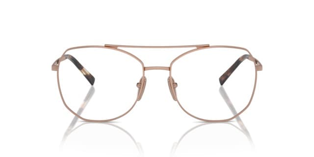 Prada VPRA58 ZVF-1O1 Eyeglasses Rose Gold 56mm Women 2