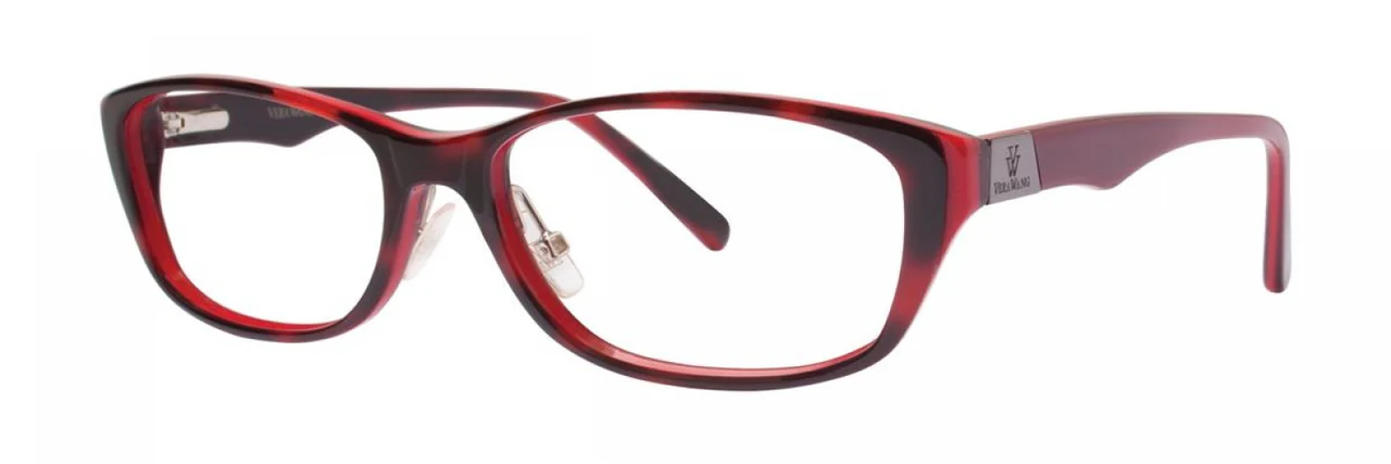 Vera Wang VA09 Eyeglasses Scarlet Tortoise 53mm Women