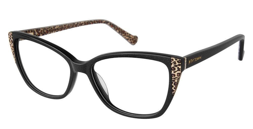 Betsey Johnson RISQUE Eyeglasses Black 53mm Women