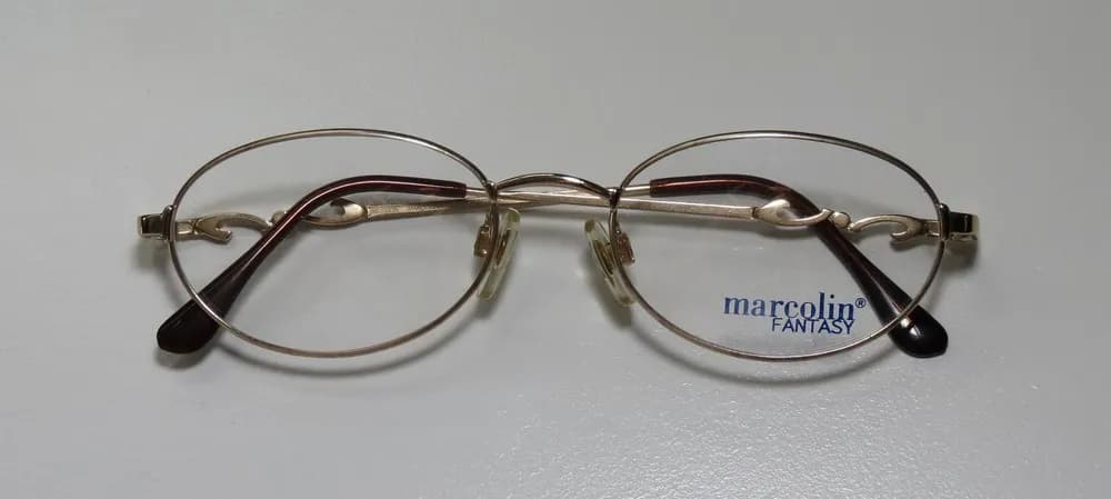 Marcolin 7191 462 Eyeglasses Shiny Gold 52mm 2
