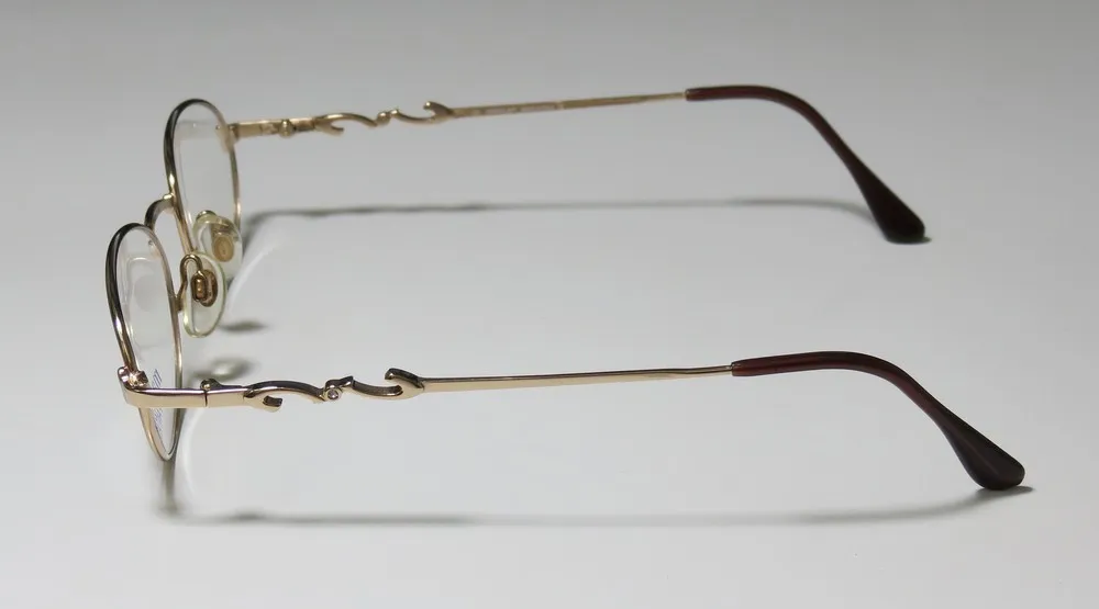 Marcolin 7191 462 Eyeglasses Shiny Gold 52mm 4