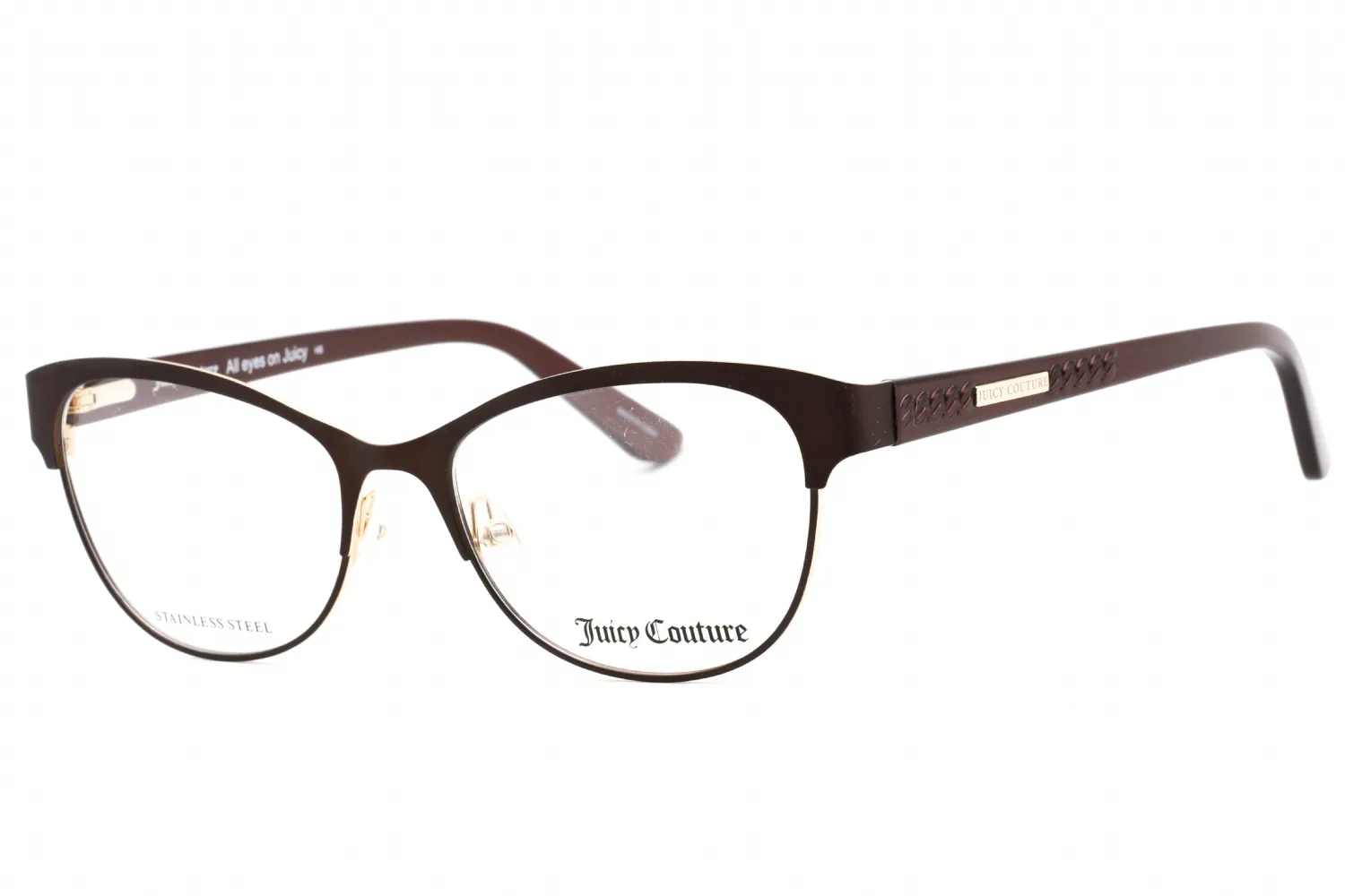 Juicy Couture JU 216/G 0YZ4 00 Eyeglasses Matte Brown 51mm Women