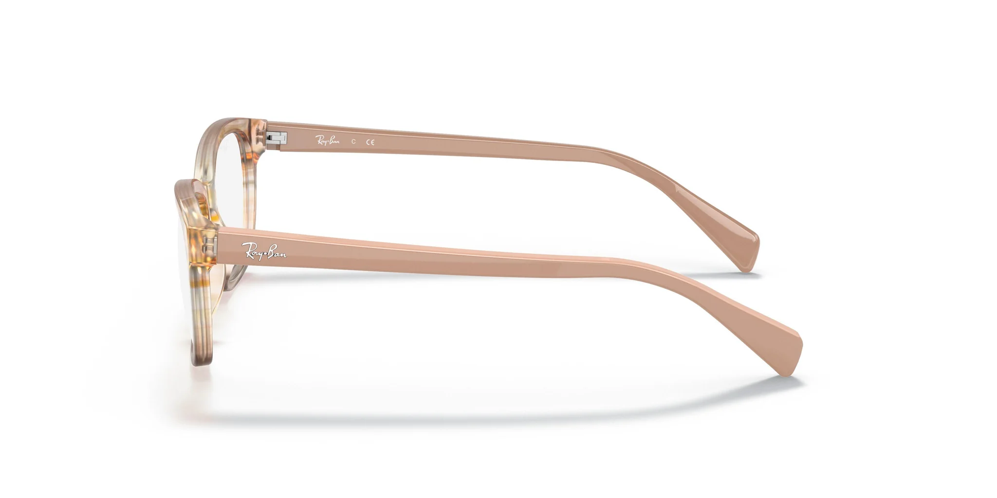 Ray-Ban RB1591 3809 Eyeglasses Pink Striped 48mm Kids 5