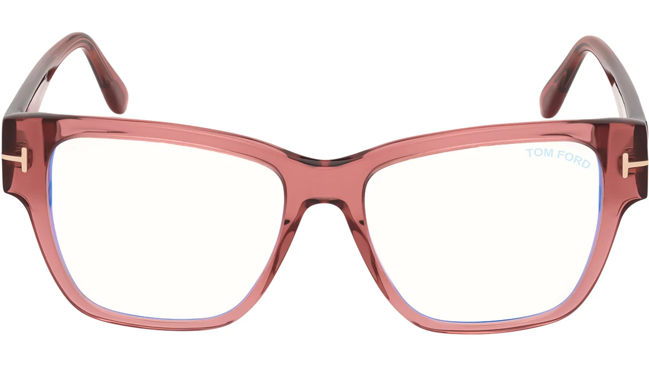 Tom Ford FT5745B 072 Eyeglasses Shiny Pink 54mm Women 2