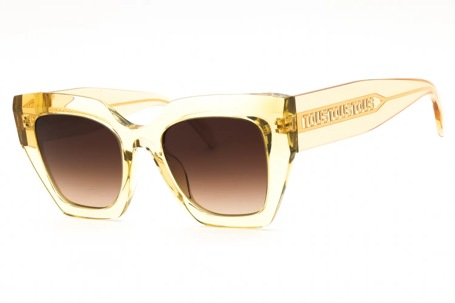 Tous STOC37V 0846 Sunglasses Transparent Soy Yellow Women