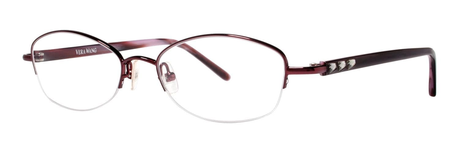 Vera Wang Bellatrix Eyeglasses Burgudy 49mm Women
