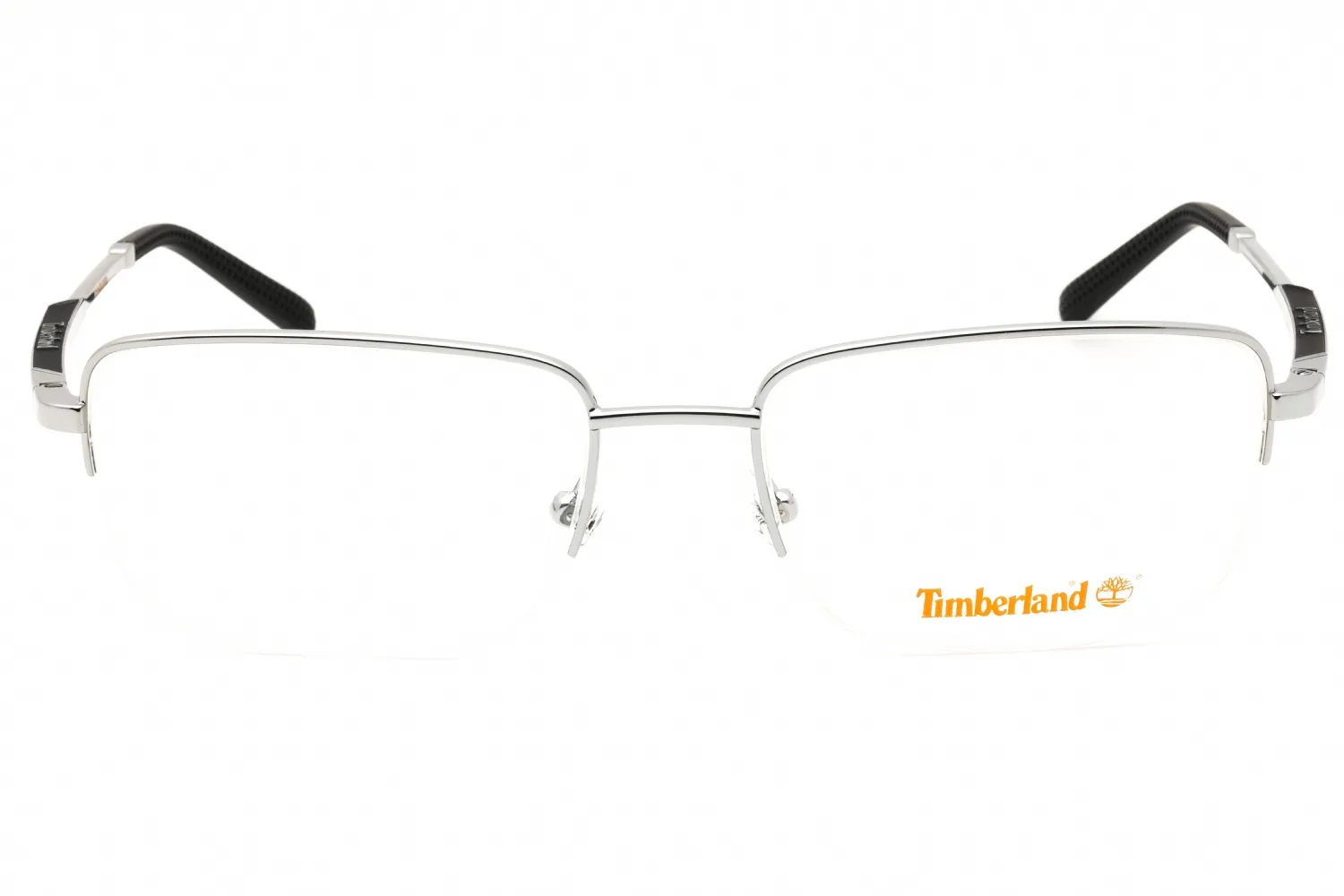 Timberland TB50006 010 Eyeglasses Shiny Light Nickeltin 58mm Men 2