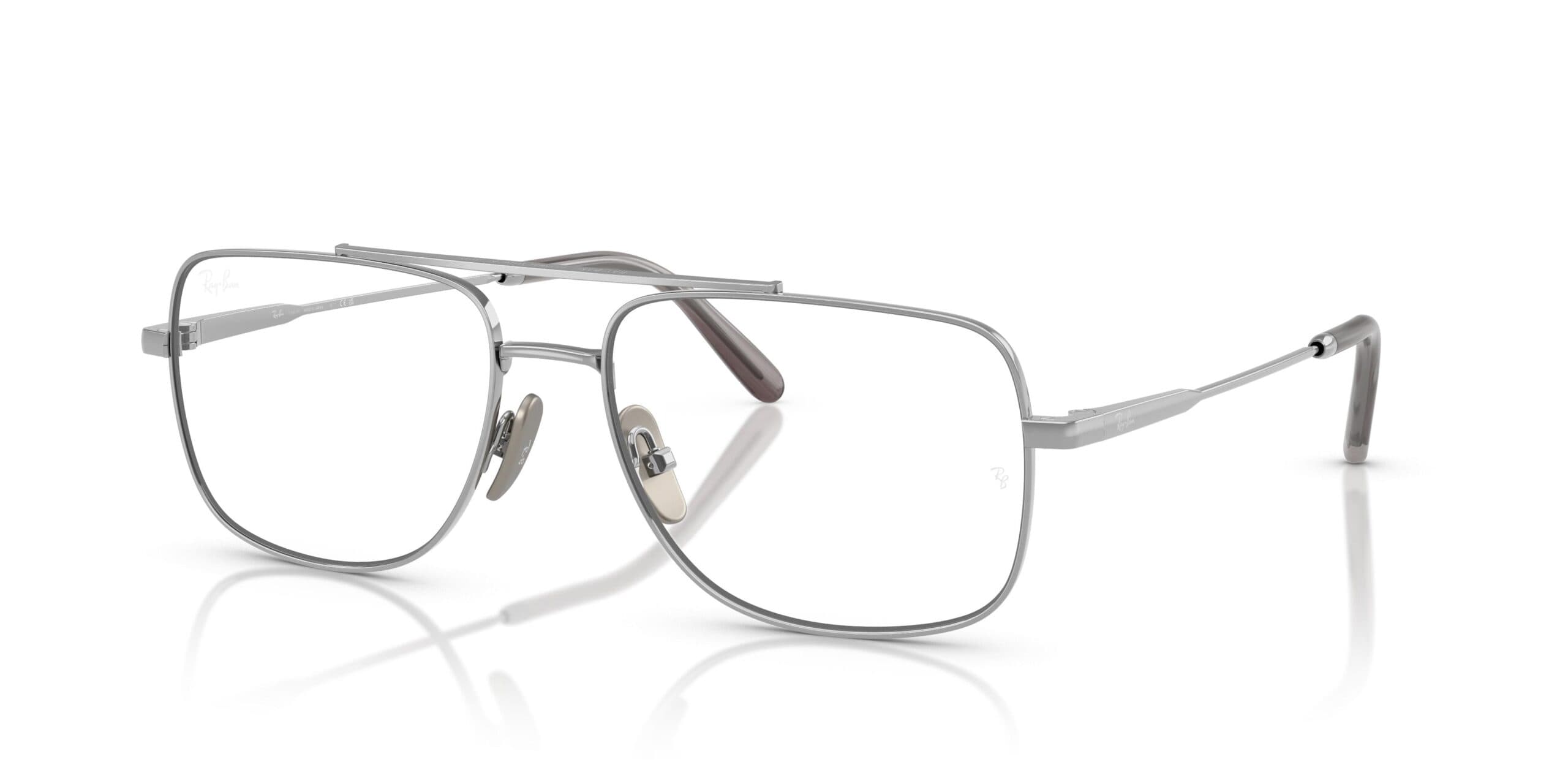 Ray-Ban RX8797 WILLIAM TITANIUM 1002 Eyeglasses Silver 58mm Men