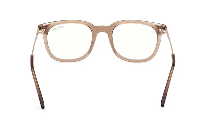 Tom Ford FT5904B 045 Eyeglasses Shiny Light Brown 50mm Men 4