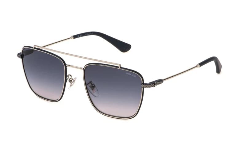 Police SPLN38 0579 Sunglasses Shiny Palladium 56mm