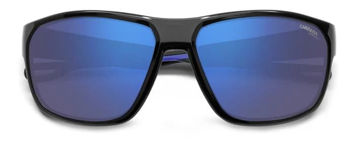 Carrera 4018/S 0D51 Sunglasses Black Blue 63mm Men 4