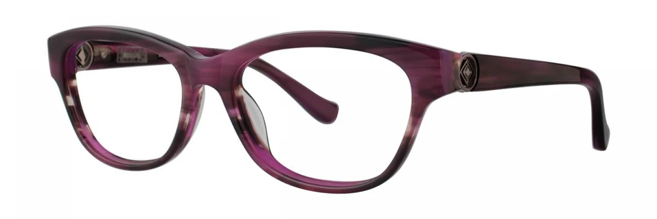 Kensie Social Eyeglasses Feathered Pink 50mm Women