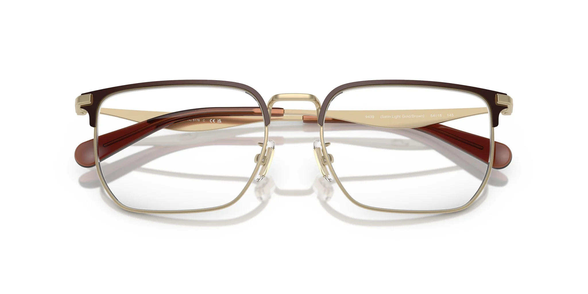 Coach 0HC5178 9439 Eyeglasses Satin Light Gold 54mm Men 5