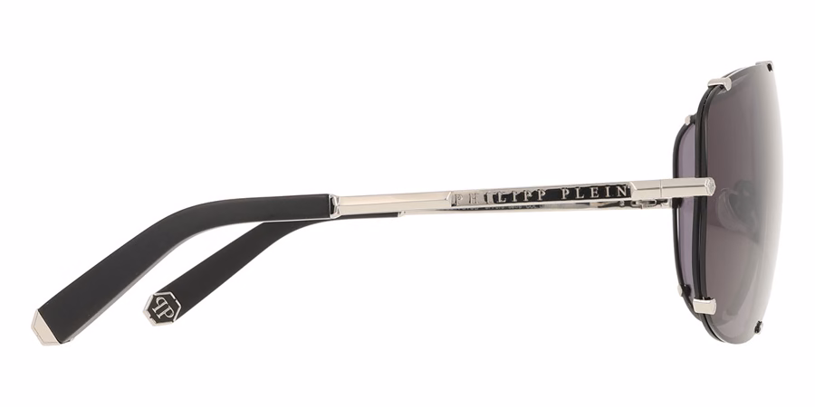 Philipp Plein SPP075M 0K07 Sunglasses Polished Palladium 69mm Unisex 3