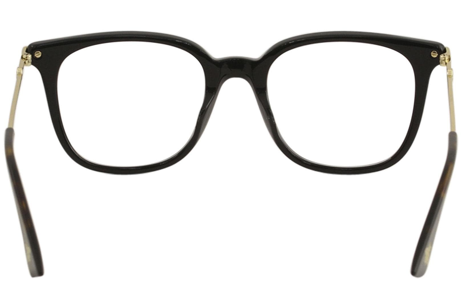 Gucci GG0110OZ 001 Eyeglasses Black 49mm Women 4