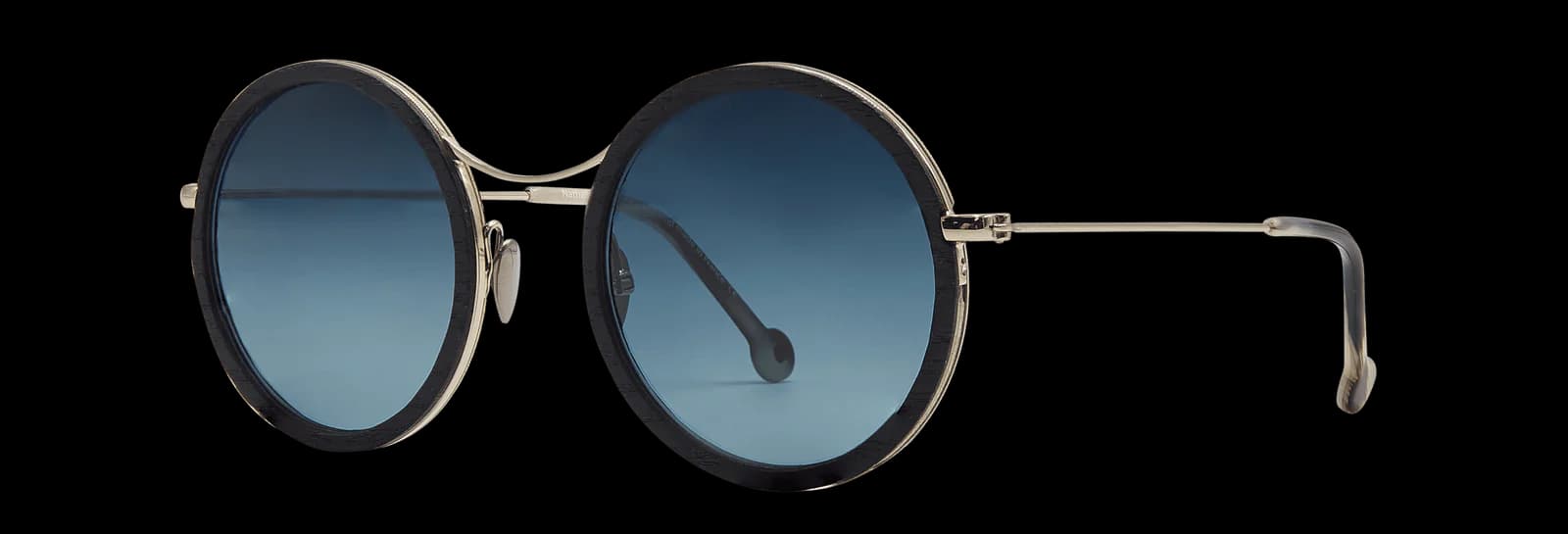 Nathalie Blanc Dorothee C611 Sunglasses Gold Brown 55mm Women