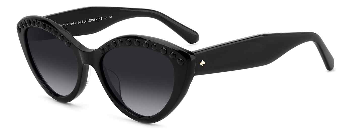 Kate Spade JUNI/G/S PEARL 0807 Sunglasses Black 55mm Women