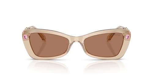 Swarovski SK6033 106673 SK6033 Sunglasses Beige 145mm Women