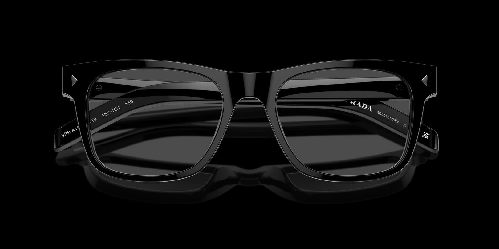 Prada 0PR A13V 16K1O1 Eyeglasses Black 52mm Men 5