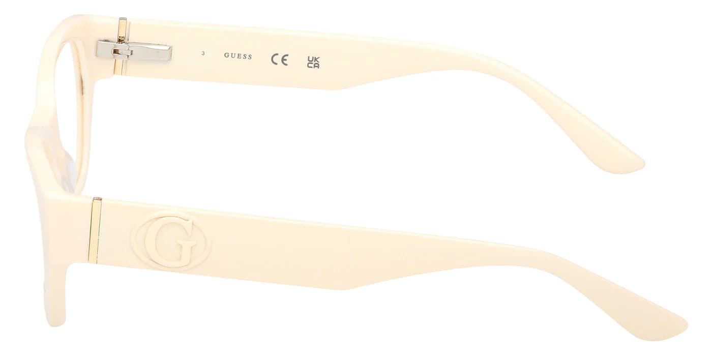 Guess GU50304 025 Eyeglasses Ivory 50mm Women 3