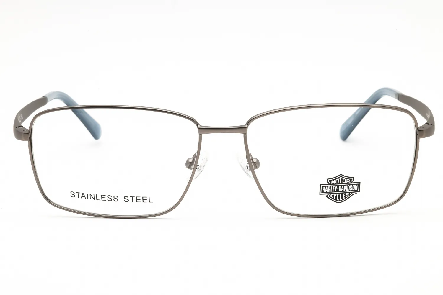 Harley Davidson HD50100 011 Eyeglasses Matte Light Nickeltin 62mm Men 2