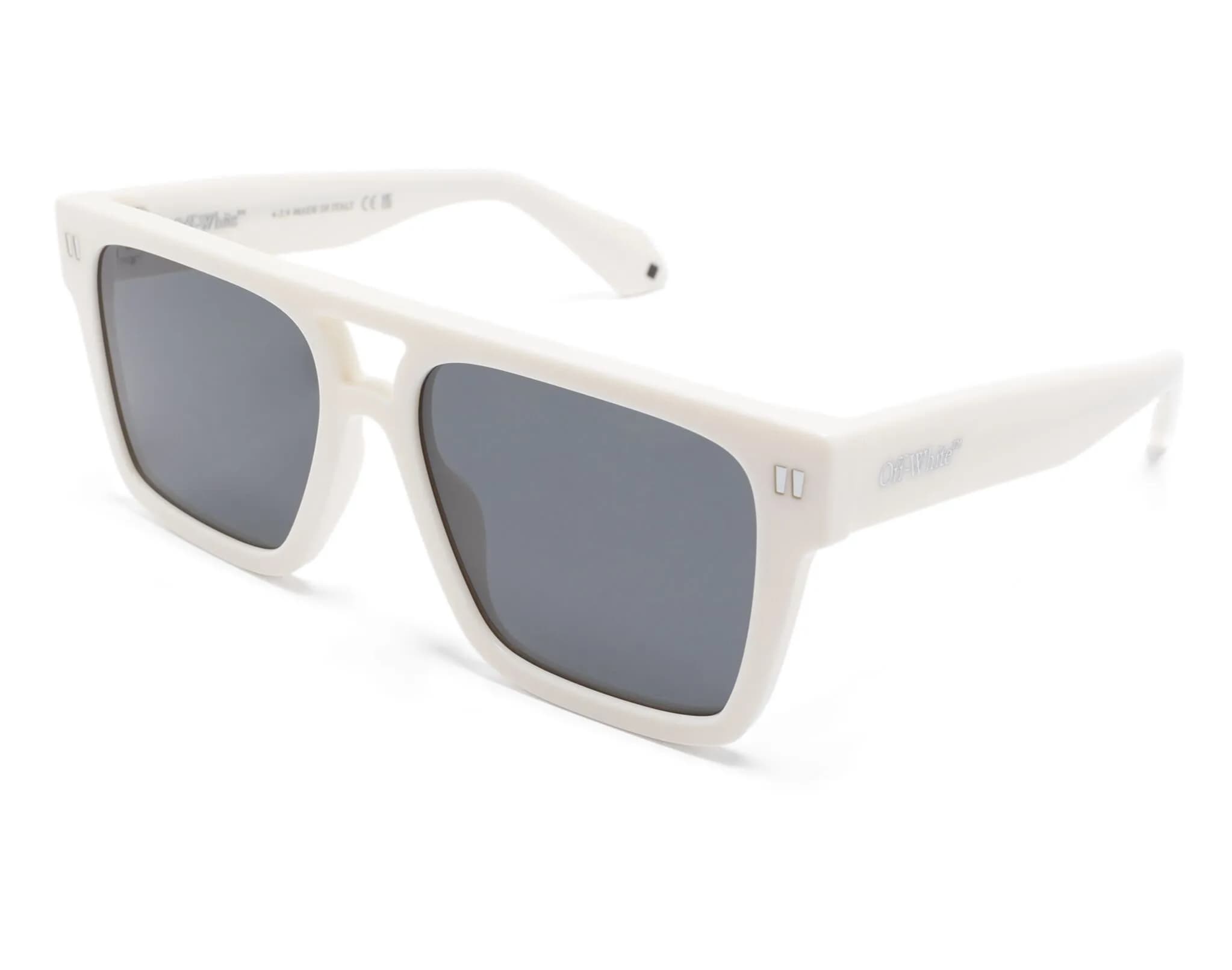Off White SPRINGFIELD Sunglasses White 56mm Unisex