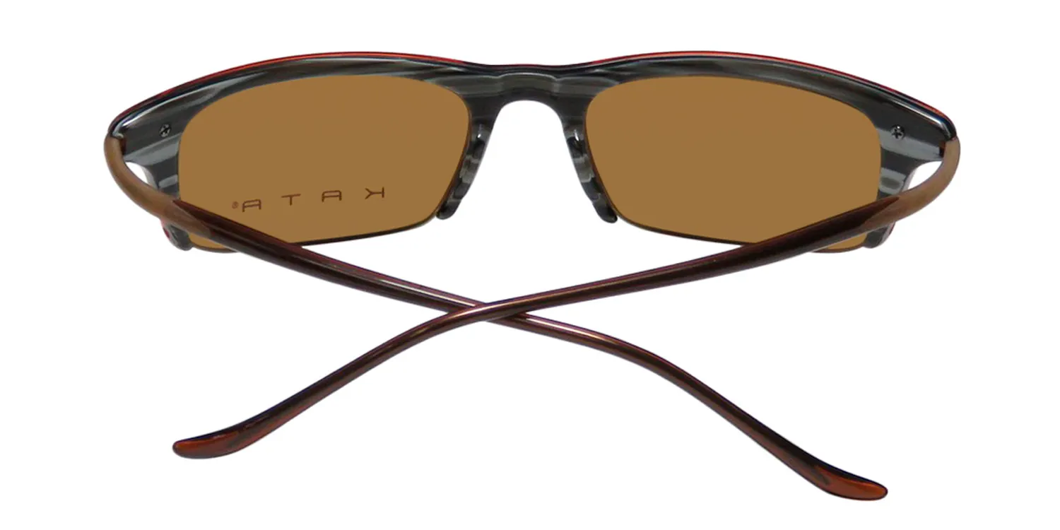 Kata Kd11 brn Sunglasses Brown 53mm Unisex 4