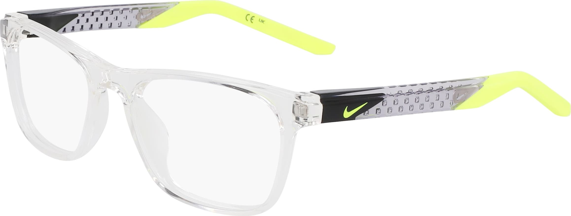 Nike 5058 900 Eyeglasses Clear Volt 48mm Kids