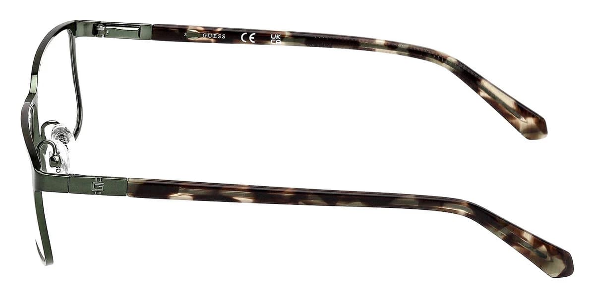 Guess GU50244 097 Eyeglasses Matte Dark Green 55mm Men 3