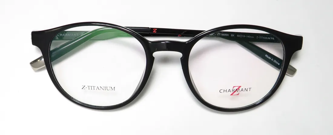 Charmant 19855 bk Eyeglasses Black 50mm Unisex 2