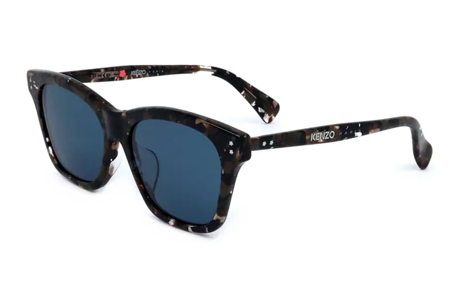 Kenzo KZ40161F 56V Sunglasses Black Havana 55mm Women