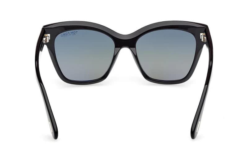 Tom Ford FT1217 01R Sunglasses Shiny Black 55mm Women 4