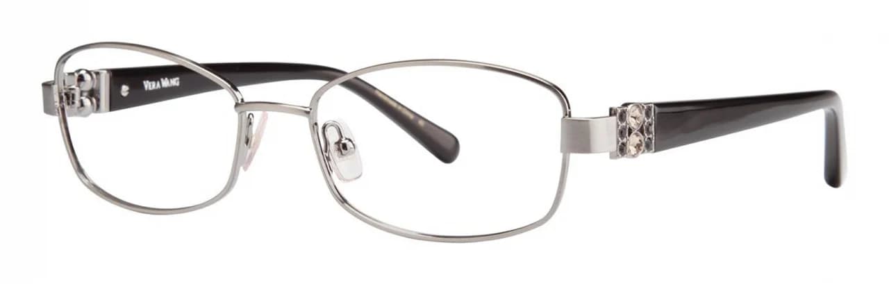 Vera Wang Leira Eyeglasses Gunmetal 53mm Women