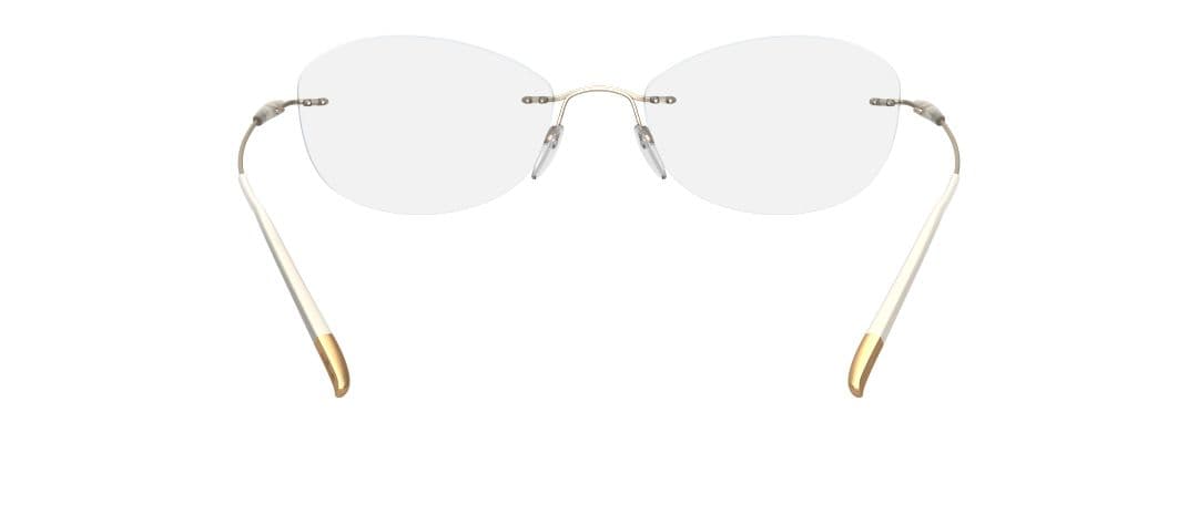 Silhouette 5500 70 8540 Eyeglasses Nude Gold 55mm Women 4