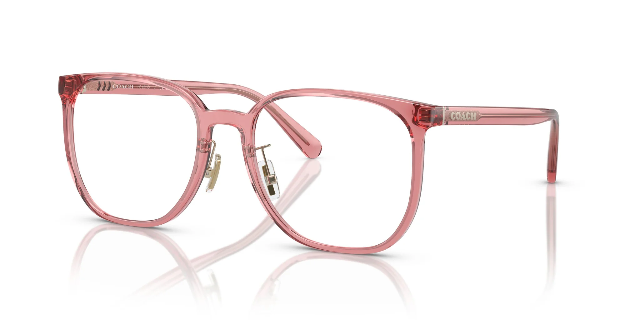Coach 0HC6215D 5800 Eyeglasses Transparent Berry 56mm Women