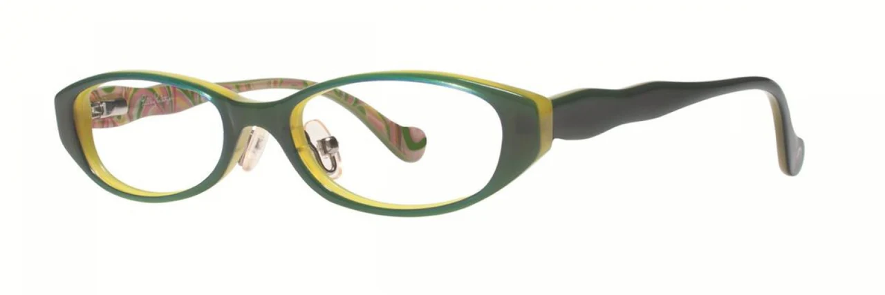 Lilly Pulitzer Darleene Eyeglasses Green 44mm Kids