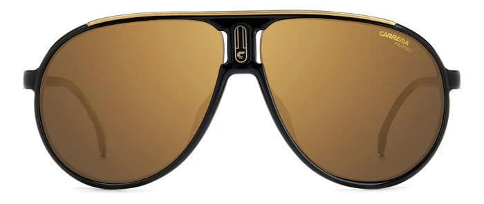 Carrera CHAMPION65/N 02M2 Sunglasses Black Gold 62mm Unisex 2