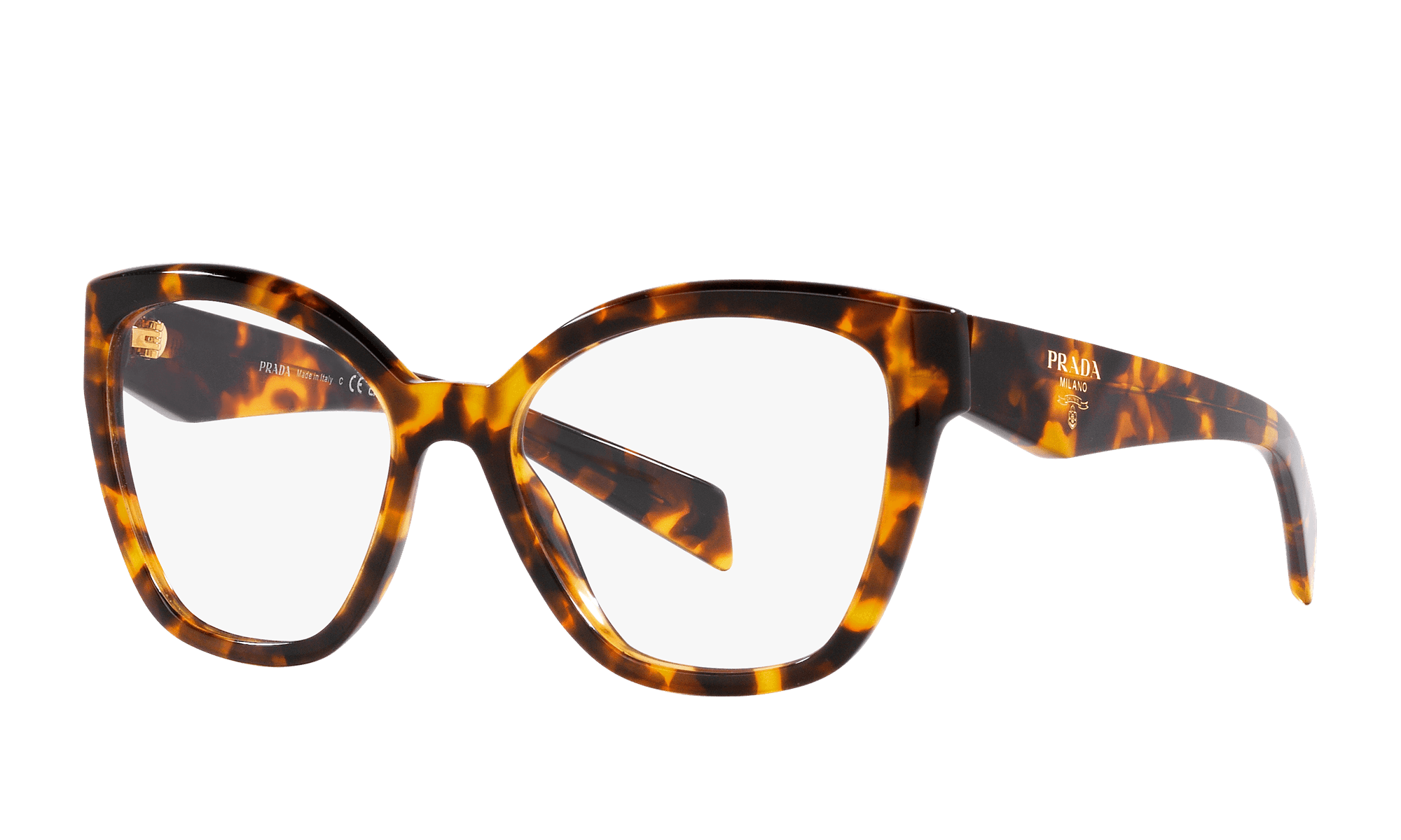 Prada VPR20Z 14L-1O1 PR 20ZV Eyeglasses Brown 52mm Women