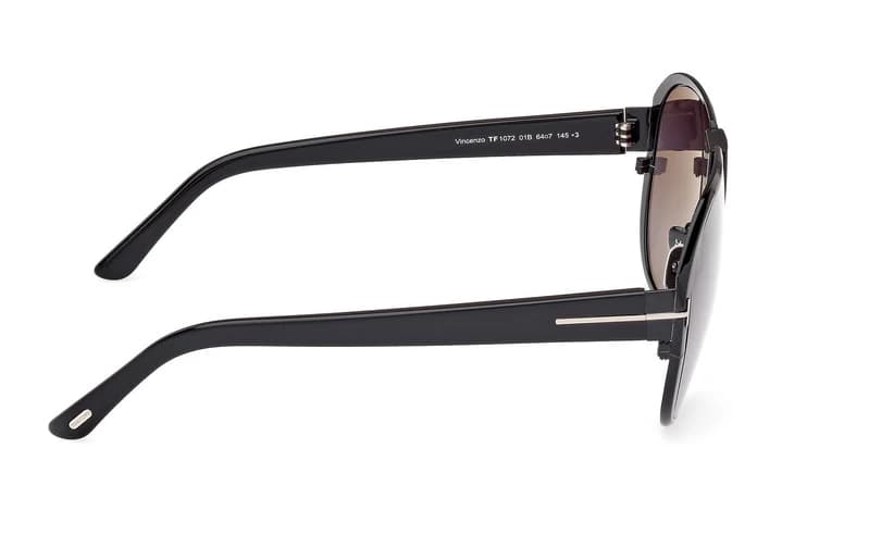 Tom Ford FT1072 01B Sunglasses Black 64mm Men 5