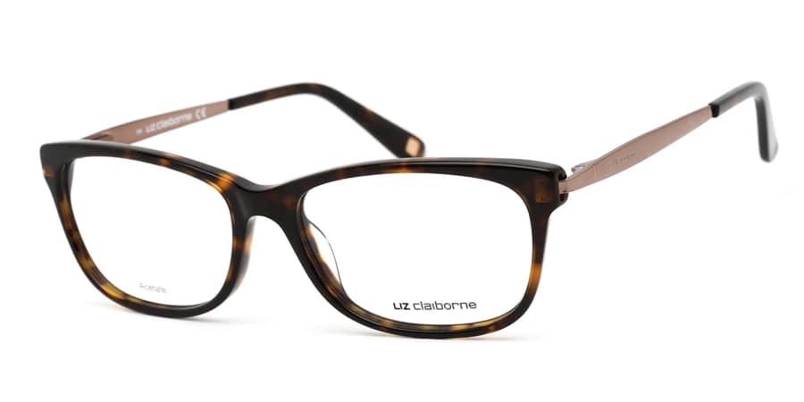 Liz Claiborne 637 086 Eyeglasses Dark Havana 54mm Women
