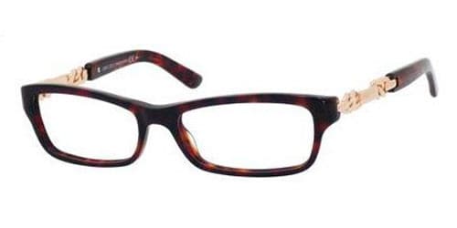 Jimmy Choo JC85 8Q2 Eyeglasses Havana Rose Gold 51mm Women