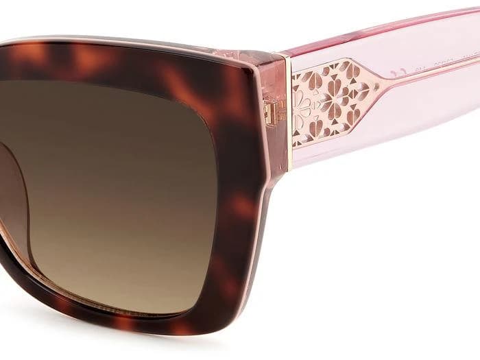 Kate Spade VALERIA/S 00T4 Sunglasses Havana Pink 53mm Women 4