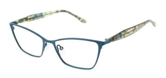 BCBGMAXAZRIA ROSETTE AQUA BLUE Eyeglasses Multicolor 52mm Women