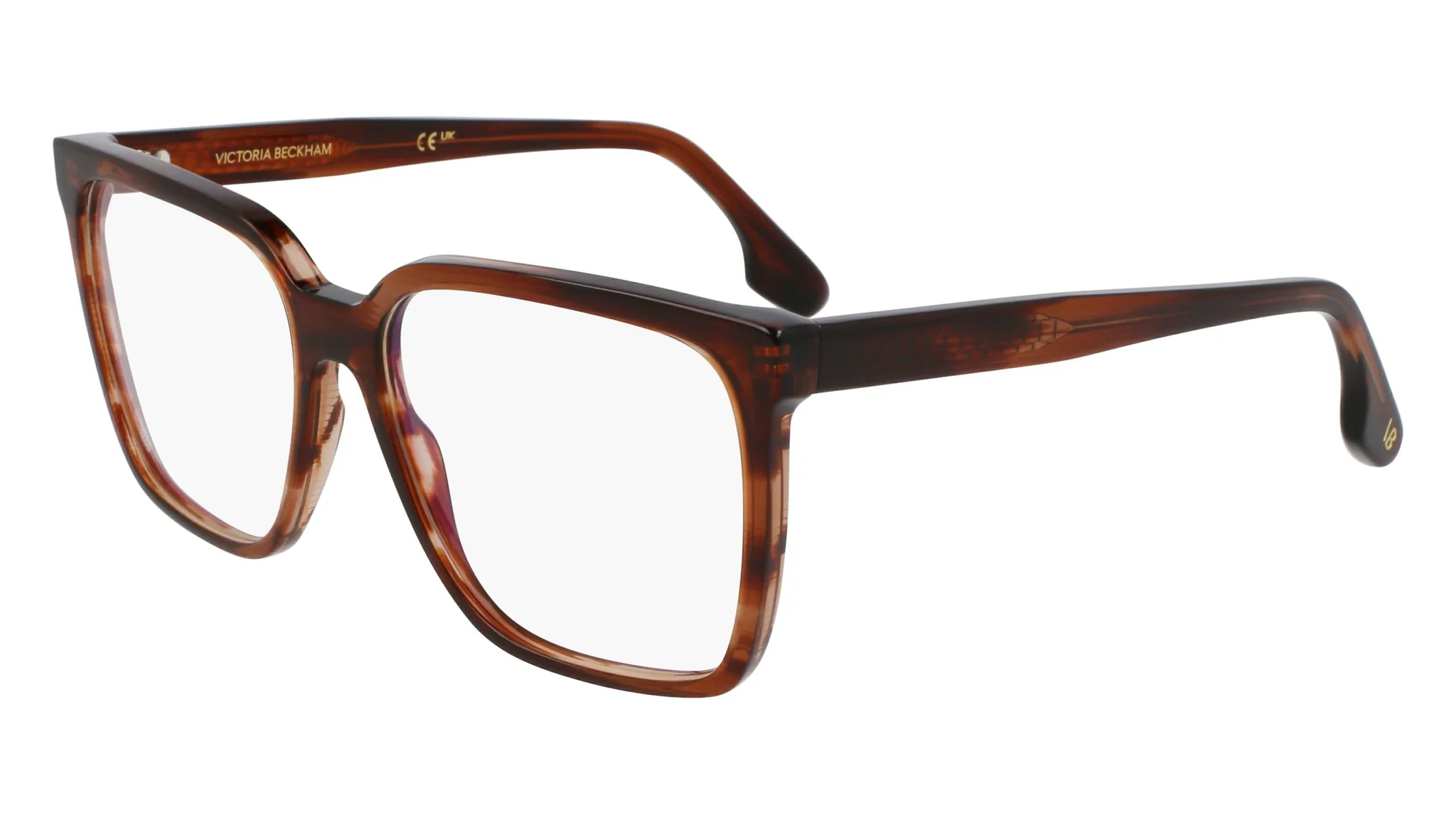 Victoria Beckham VB2669 227 Eyeglasses Brown Horn 55mm Women